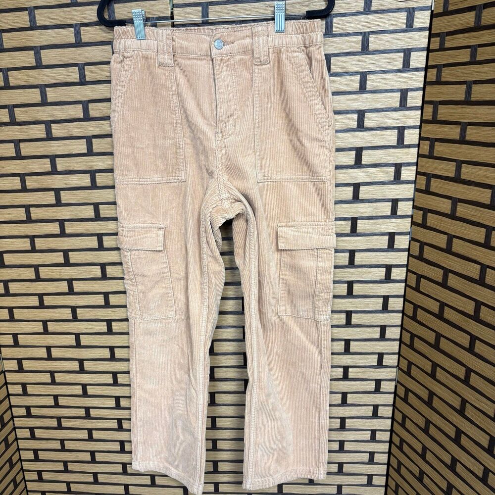 Hot Topic Tan Corduroy Cargo‎ Pants Size Medium
